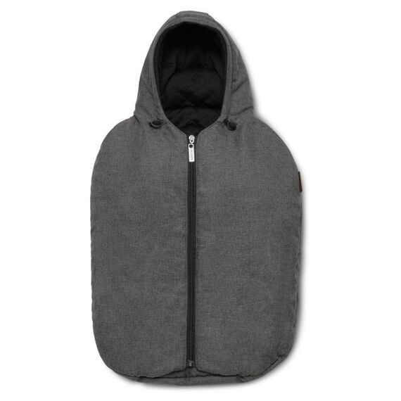 Port Bebe sac Tulip 0-15 luni Asphalt ABC Design, Culoare: Gri/Negru  - ExclusivMAG.ro