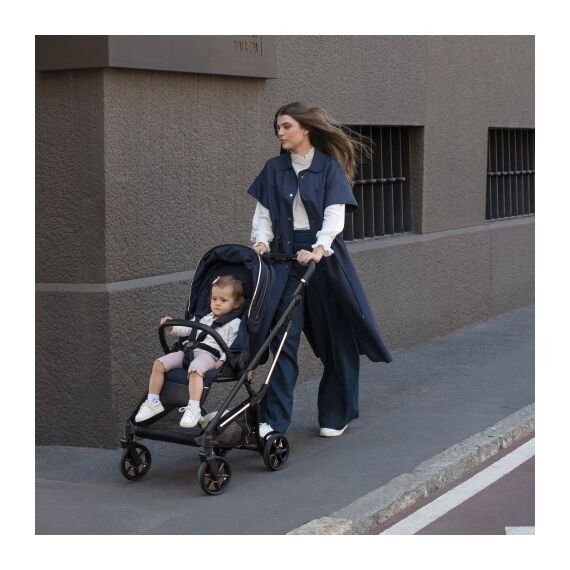 Carucior 3 in 1 Peg Perego Vivace, Lounge, Pagoda, 0 - 22 kg, Blue Shine, Culoare: Albastru - poza 16 - ExclusivMAG.ro