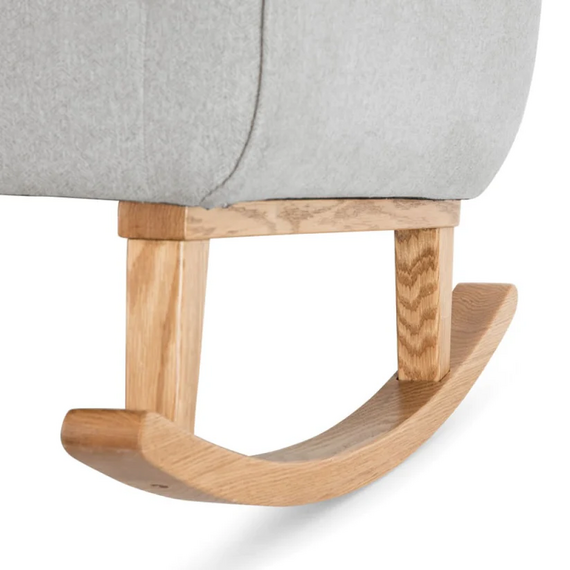 Fotoliu pentru alaptat 2 in 1 Noah - Pebble Tutti Bambini, Culoare: Gri deschis - poza 7 - ExclusivMAG.ro