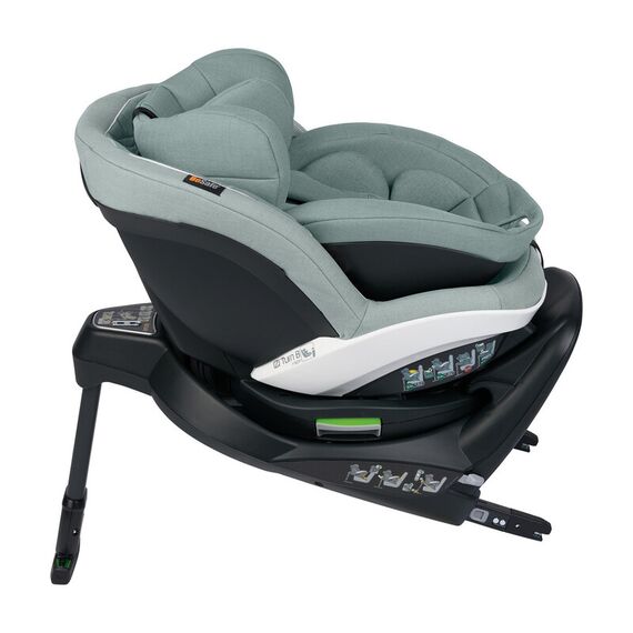 Scaun auto rotativ Besafe iZi Turn B i-Size (40-105 cm) - Sea Green Melange, Culoare: Turcoaz, Grupa: 0-18kg (0 luni - 4 ani) - poza 7 - ExclusivMAG.ro