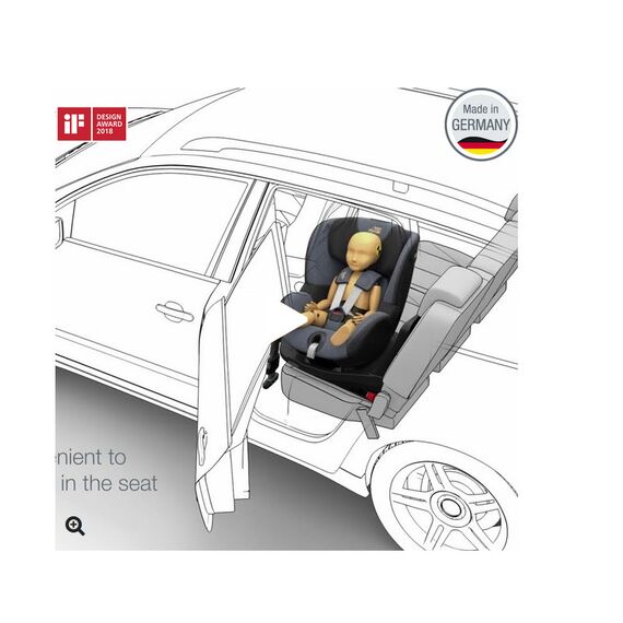 Scaun auto Dualfix I-size Graphite Marble Britax-Romer, Culoare: Gri/Negru, Grupa: 0-18kg (0 luni - 4 ani) - poza 6 - ExclusivMAG.ro
