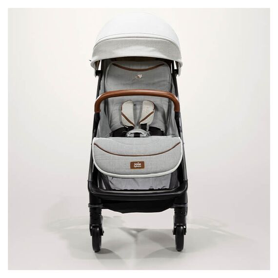 Carucior ultracompact Parcel Signature Oyster, Culoare: Gri deschis - poza 2 - ExclusivMAG.ro