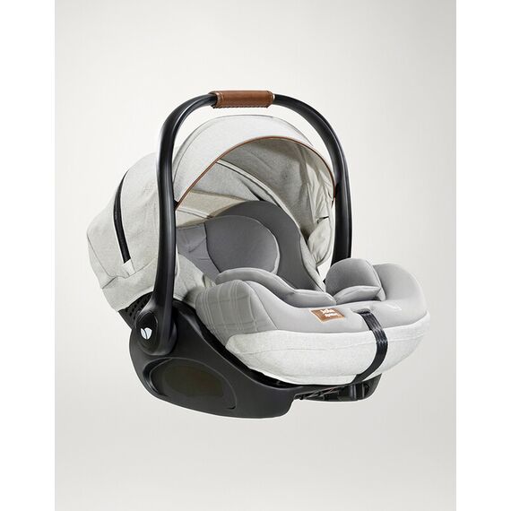Scoica auto inclinabila i-Size i-Level Recline Oyster, colectia Signature, nastere-85 cm, Culoare: Gri deschis, Grupa: 0-13kg (0 luni - 12 luni) - poza 4 - ExclusivMAG.ro