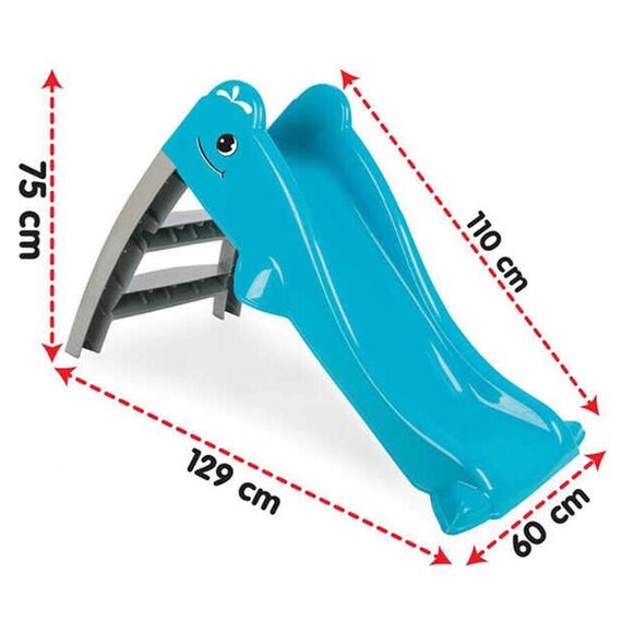 Tobogan Pilsan Dolphin Water Slide blue, Culoare: Turcoaz - poza 3 - ExclusivMAG.ro