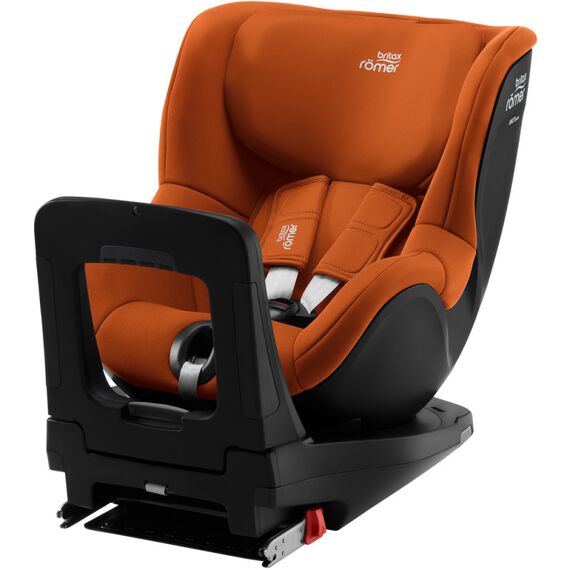Scaun auto Dualfix M I-size Golden Cognac Britax-Romer, Culoare: Portocaliu, Grupa: 61-105cm (4luni - 4ani)  - ExclusivMAG.ro