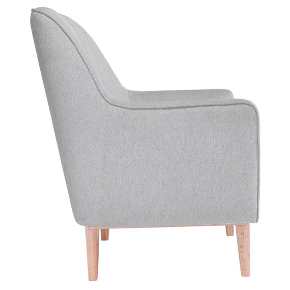 Fotoliu pentru alaptat 2 in 1 Noah - Pebble Tutti Bambini, Culoare: Gri deschis - poza 4 - ExclusivMAG.ro