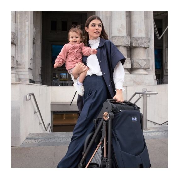 Carucior 3 in 1 Peg Perego Vivace, Lounge, Pagoda, 0 - 22 kg, Blue Shine, Culoare: Albastru - poza 14 - ExclusivMAG.ro