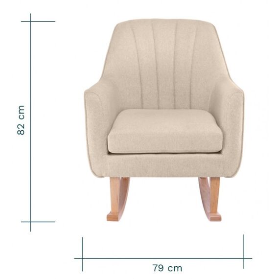 Fotoliu pentru alaptat 2 in 1 Noah - Stone Tutti Bambini, Culoare: Crem - poza 11 - ExclusivMAG.ro