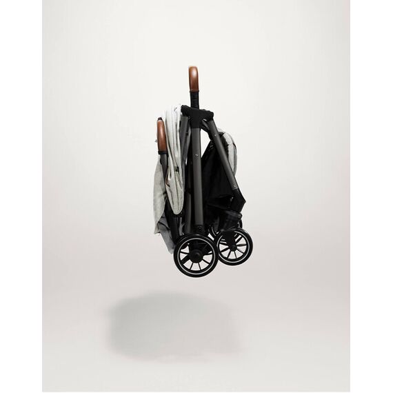Carucior ultracompact Parcel Signature Oyster, Culoare: Gri deschis - poza 7 - ExclusivMAG.ro