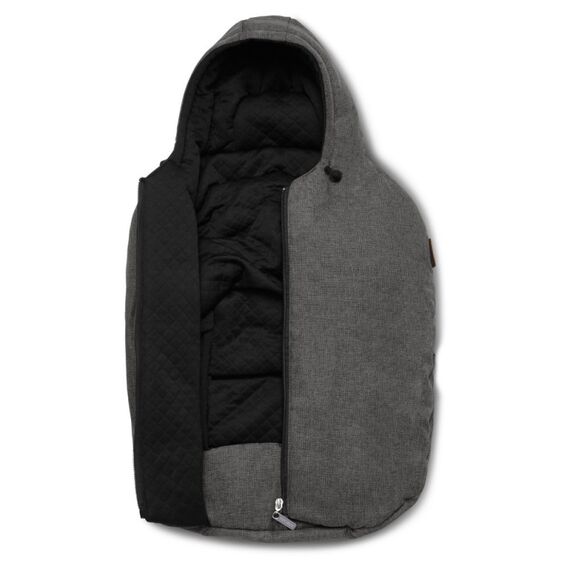 Port Bebe sac Tulip 0-15 luni Asphalt ABC Design, Culoare: Gri/Negru - poza 2 - ExclusivMAG.ro