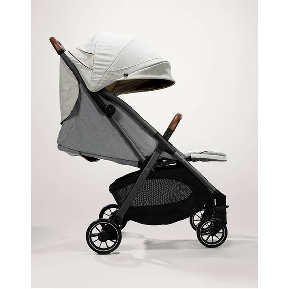 Carucior ultracompact Parcel Signature Oyster, Culoare: Gri deschis - poza 3 - ExclusivMAG.ro