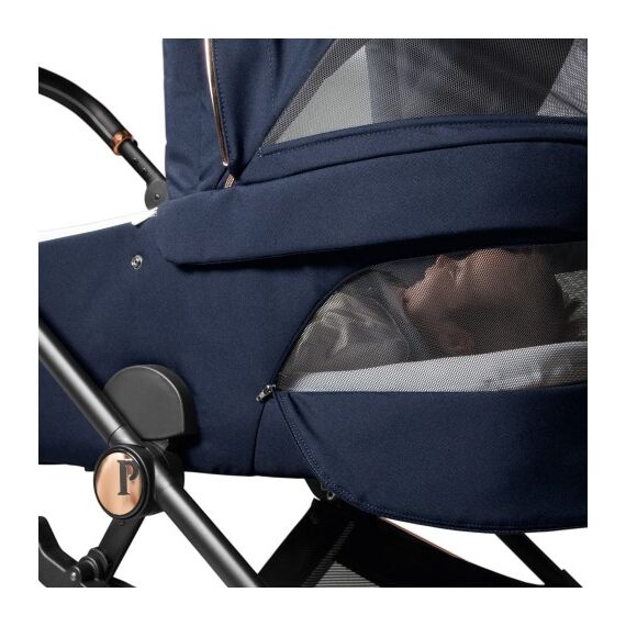 Carucior 3 in 1 Peg Perego Vivace, Lounge, Pagoda, 0 - 22 kg, Blue Shine, Culoare: Albastru - poza 15 - ExclusivMAG.ro