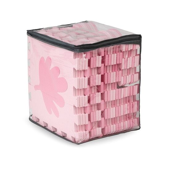 Covoras de joaca Puzzle 150x150 cm, Momi Zawi - Pink, Culoare: Roz - poza 6 - ExclusivMAG.ro