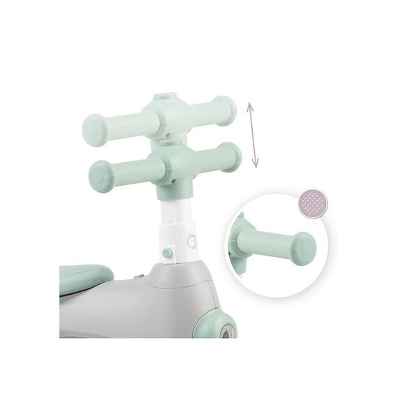 Bicicleta cu lumini, sunet si difuzor de balonase, Momi Tobis - Grey, Culoare: Gri - poza 4 - ExclusivMAG.ro
