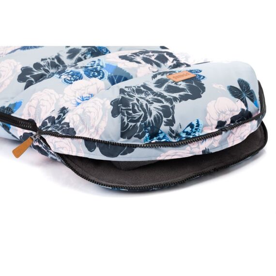 Sac de iarna cu guler blanita detasabil, pentru carucior, grey floral, 100x50 cm, Fillikid, Culoare: Blue - poza 8 - ExclusivMAG.ro