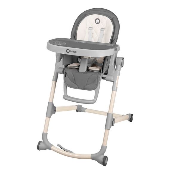 Lionelo - Scaun de masa pliabil Cora, Stone, Culoare: Gri  - ExclusivMAG.ro