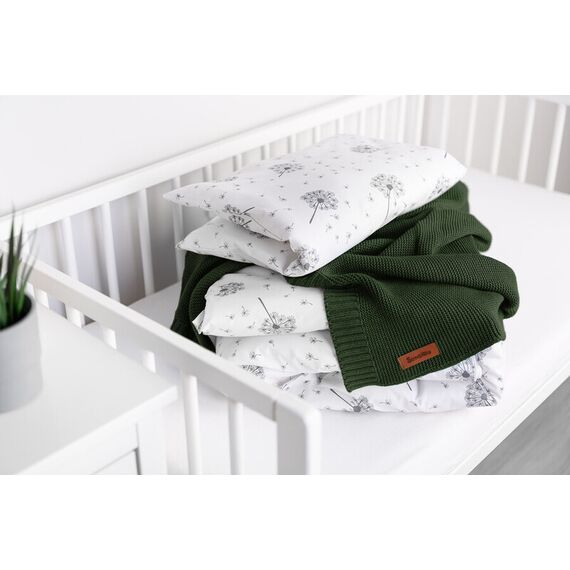 Paturica de bumbac si bambus Sensillo 100x80 cm Verde Inchis, Culoare: Verde - poza 5 - ExclusivMAG.ro