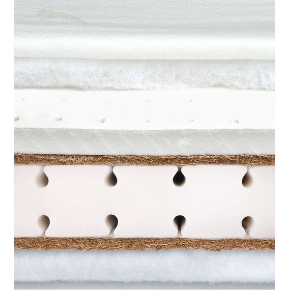 Saltea Sensillo LATEX Cocos-Spuma-Cocos cu Aloe Vera 120x60x12 cm - poza 5 - ExclusivMAG.ro