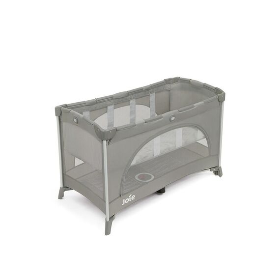Patut pliant cu 2 niveluri Joie Allura 120 cm, Gray Flannel, Culoare: Gri, Dimensiuni: 120x60  - ExclusivMAG.ro