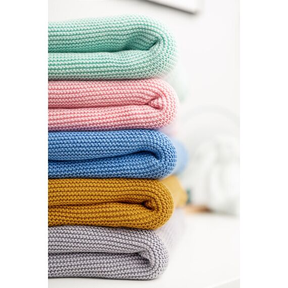 Paturica de bumbac si bambus Sensillo 100x80 cm Bej, Culoare: Crem - poza 9 - ExclusivMAG.ro