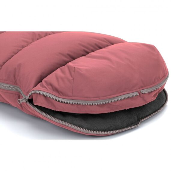 Sac de iarna cu guler blanita detasabil, pentru carucior, Roz pudra, 100x50 cm, Fillikid, Culoare: Rosu - poza 3 - ExclusivMAG.ro