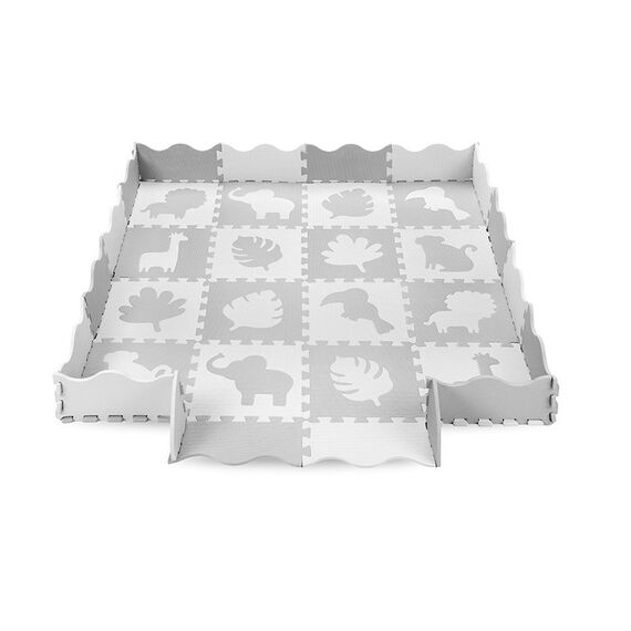 Covoras de joaca Puzzle 150x150 cm, Momi Zawi - Grey, Culoare: Gri - poza 5 - ExclusivMAG.ro