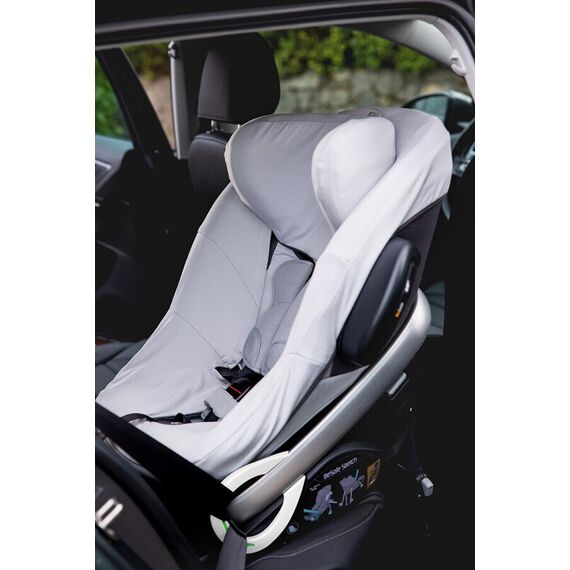 Husă scaun auto copii BeSafe iZi Stretch - Glaciar Grey - poza 2 - ExclusivMAG.ro