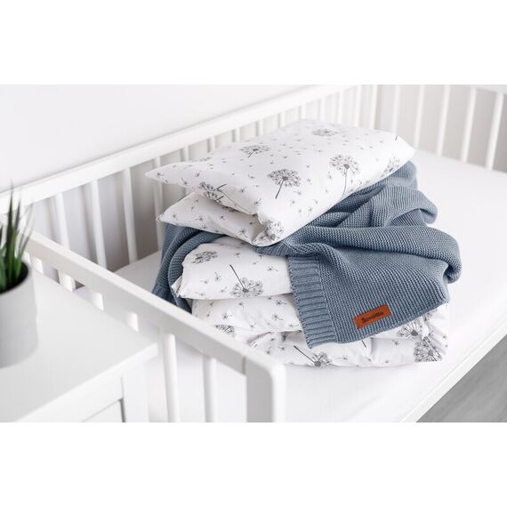 Paturica de bumbac si bambus Sensillo 100x80 cm Jeans, Culoare: Blue - poza 6 - ExclusivMAG.ro