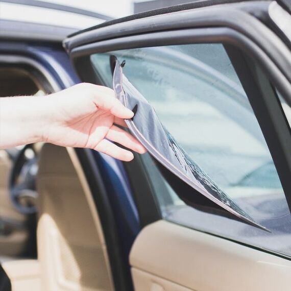 Parasolar auto copii cu prindere electrostatică (set 2 buc) BeSafe - poza 2 - ExclusivMAG.ro