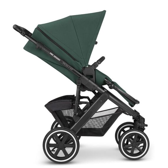 Carucior Salsa 4 AIR SET Basil Abc Design, Culoare: Verde inchis, Model: 2 in 1 - poza 5 - ExclusivMAG.ro