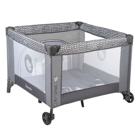 Tarc de joaca Lionelo Lene, Grey Scandi, Culoare: Gri  - ExclusivMAG.ro