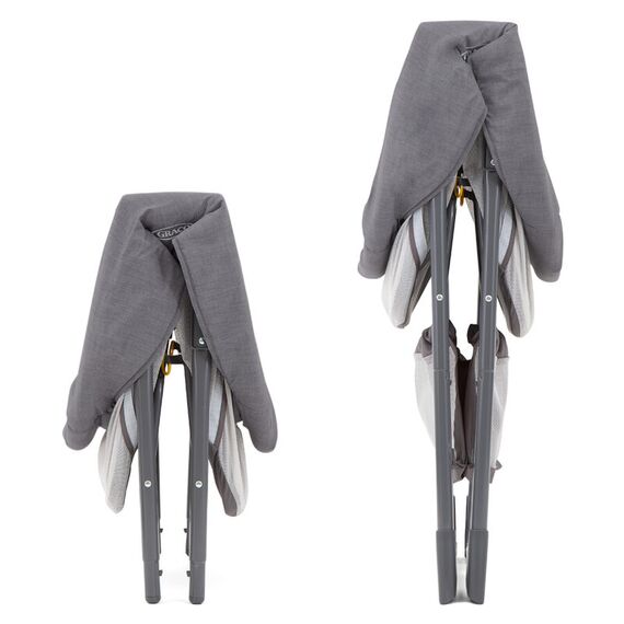 Patut Graco Side by Side 2 in 1 Pearl, Culoare: Gri - poza 6 - ExclusivMAG.ro