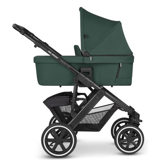 Carucior Salsa 4 AIR SET Basil Abc Design, Culoare: Verde inchis, Model: 2 in 1 - poza 4 - ExclusivMAG.ro