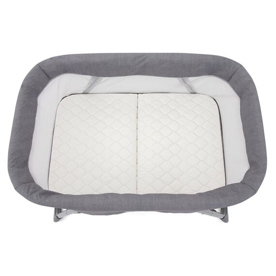 Patut Graco Side by Side 2 in 1 Pearl, Culoare: Gri - poza 4 - ExclusivMAG.ro