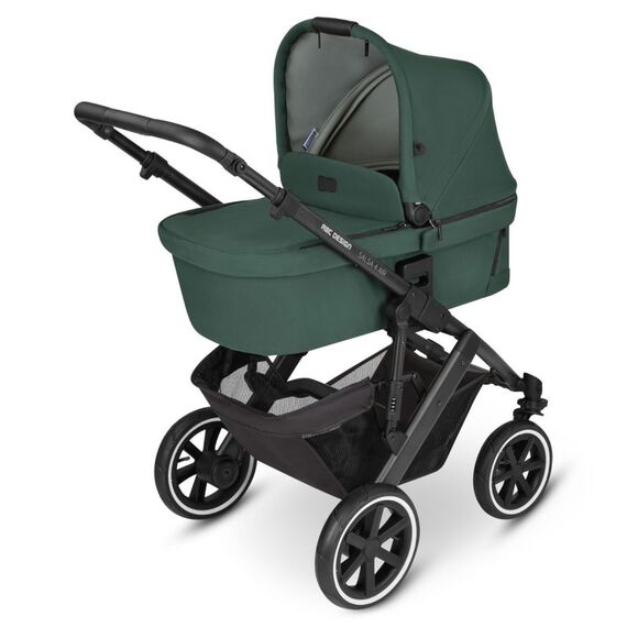 Carucior Salsa 4 AIR SET Basil Abc Design, Culoare: Verde inchis, Model: 2 in 1 - poza 2 - ExclusivMAG.ro