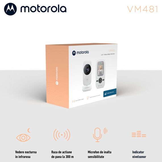 Video Monitor Digital Motorola VM481 - poza 4 - ExclusivMAG.ro