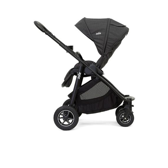 Carucior pentru copii multifunctional 3 in 1 Joie Versatrax Pavement/Shale, Culoare: Negru - poza 7 - ExclusivMAG.ro