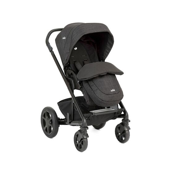 Carucior pentru copii multifunctional 3 in 1 Joie Chrome Dlx Pavement/ i-Gemm Shale, Culoare: Negru - poza 3 - ExclusivMAG.ro