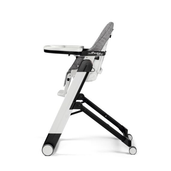 Scaun De Masa 2 in 1 Peg Perego, Siesta Follow Me, Wonder Grey, 0 - 15 Kg, Culoare: Alb/Gri - poza 2 - ExclusivMAG.ro