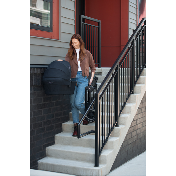 Carucior compact TRIV Next Caviar 2 in 1 Nuna, Culoare: Negru - poza 8 - ExclusivMAG.ro