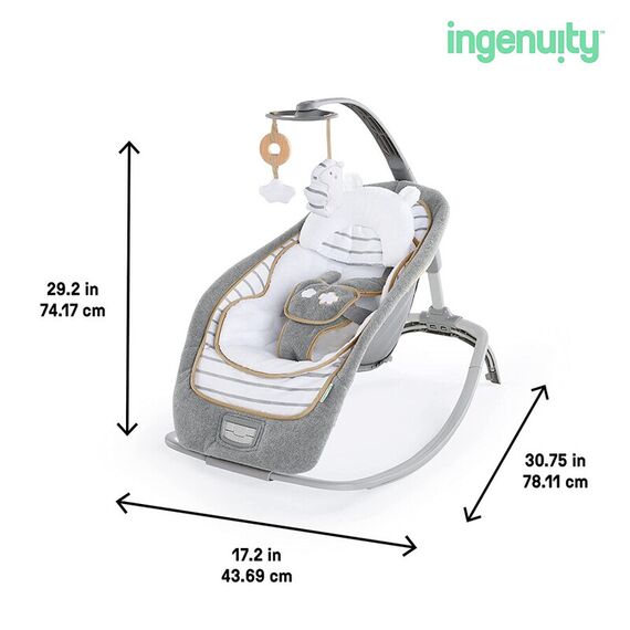 Balansoar 2 in 1 Bella Teddy Ingenuity - poza 8 - ExclusivMAG.ro