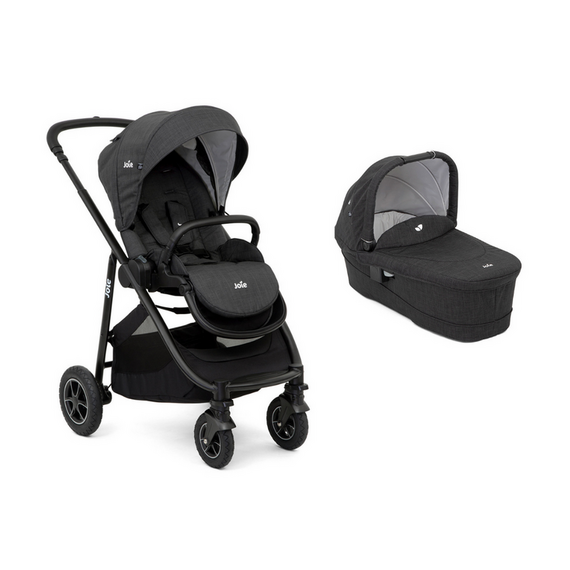 Carucior pentru copii multifunctional 3 in 1 Joie Versatrax Pavement/Shale, Culoare: Negru - poza 2 - ExclusivMAG.ro