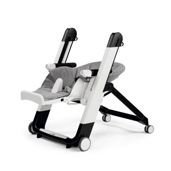 Scaun De Masa 2 in 1 Peg Perego, Siesta Follow Me, Wonder Grey, 0 - 15 Kg, Culoare: Alb/Gri - poza 6 - ExclusivMAG.ro