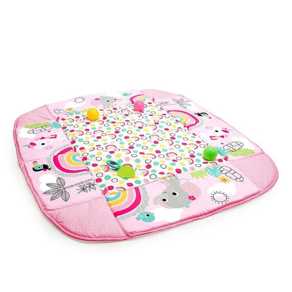 Salteluta de activitati 5 in 1 Gym & Ball Pit Rainbow Tropics Bright Starts - poza 5 - ExclusivMAG.ro