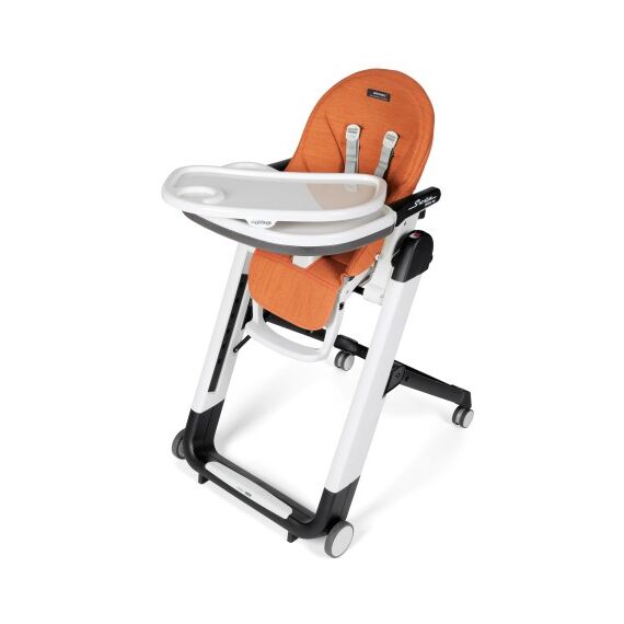 Scaun de masa 2 in 1 Peg Perego Siesta Follow Me, Wonder Orange - poza 3 - ExclusivMAG.ro