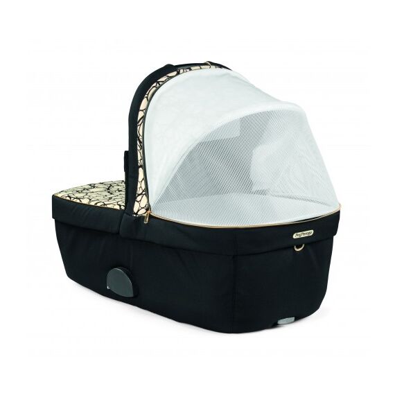 Carucior 3 in 1 Peg Perego Veloce, SLK, 0 - 22 kg, Graphic Gold, Negru / Bej, Culoare: Negru - poza 7 - ExclusivMAG.ro