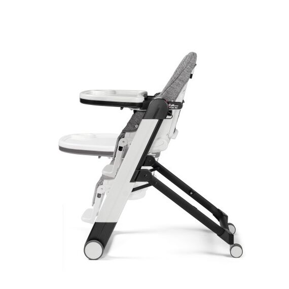 Scaun De Masa 2 in 1 Peg Perego, Siesta Follow Me, Wonder Grey, 0 - 15 Kg, Culoare: Alb/Gri - poza 5 - ExclusivMAG.ro