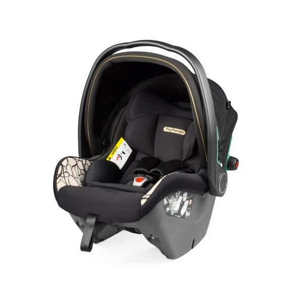 Carucior 3 in 1 Peg Perego Veloce, SLK, 0 - 22 kg, Graphic Gold, Negru / Bej, Culoare: Negru - poza 4 - ExclusivMAG.ro