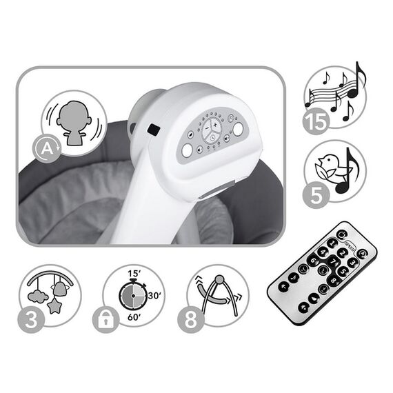 Scaun de masa tip balansoar Kidwell Maverick - poza 9 - ExclusivMAG.ro