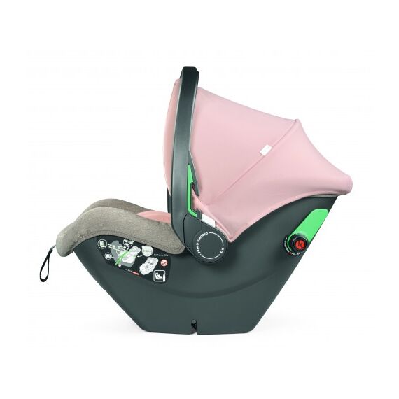 Carucior 3 in 1 Peg Perego Book, SLK, 0 - 22 kg, Mon Amour, Bej / Roz, Culoare: Crem - poza 10 - ExclusivMAG.ro
